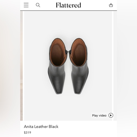 FLATTERED- Anita Black Boots. 9 - Picture 5 of 12